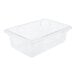 a clear plastic container with clear lid