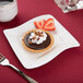 a dessert on a plate