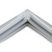 A white plastic strip with a metal bar.