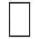 A black rectangular frame with a white background.