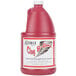 A white bottle of Noble Chemical Clog B-Gone liquid with a white label.