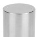 A Tablecraft stainless steel round sugar caddy.