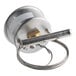 A stainless steel Metro RPC13-109 thermometer with a wire attached.