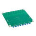 A close-up of a green Hatco relay board with blue and white connectors.