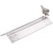 A Bron Coucke stainless steel egg separator with a metal bracket and handle.