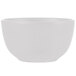 A white Libbey Driftstone porcelain bowl.