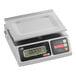 A digital portion control scale with a stainless steel platform and an electronic display, designed for weighing items up to 20 pounds.