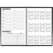 A black spiral bound At-A-Glance academic planner with a calendar.