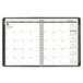 A black At-A-Glance monthly planner calendar page with green numbers on a white background.