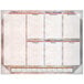 An At-A-Glance desk pad calendar with a marble burgundy border and monthly calendar pages.