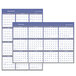 An At-A-Glance reversible blue and gray wall planner with numbers and letters on a white background.