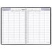 a spiral bound planner with numbers and numbers
