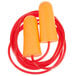 A pair of orange Cordova corded earplugs.