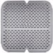 An Advance Tabco strainer plate with a gray mesh surface and a metal square frame.