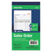 Adams TC4705 3-Part Blue and White Carbonless Sales Order Book with 50 Sheets