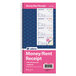 Adams SC1152 2-Part Blue and White Carbonless Rent Receipt Book with 200 Receipts