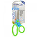 A package of Westcott kids scissors with green and blue soft handles.