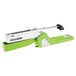 A green and white Bostitch PaperPro stapler with a handle.