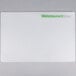 A white rectangular cutting board with green text reading "WebstaurantStore"