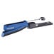 A blue and black Bostitch PaperPro inPOWER 20 sheet desktop stapler.