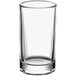 a clear glass with a white background