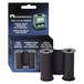 A blue and black Acroprint time recorder ribbon box.