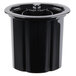 a black container with a lid