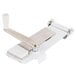 A white metal and silver Choice Wall Mount Can Opener.