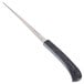 A Westcott letter opener with a black handle and silver serrated blade.