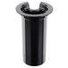 A black plastic cylinder with a lid.