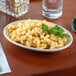 a plate of macaroni and cheese