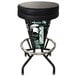A Holland Bar Stool Michigan State LED bar stool with a black seat.