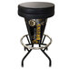 A Holland Bar Stool Boston Bruins LED bar stool with a black seat.