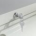 The key is inserted into the lock of a light gray metal Alera lateral file cabinet.