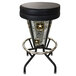 A Holland Bar Stool United States Army LED bar stool with black vinyl seat and backrest.