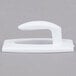 A 3M Command White Mini Hook with a curved white plastic handle.