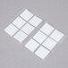 3M RF4720 Scotch white square fastener set pieces.