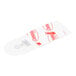A white adhesive strip for Command small wire hooks.