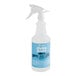 A white bottle with a blue label for Noble Chemical Oven Guard.