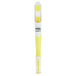 a yellow object with a white background