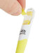 close-up of a highlighter pen