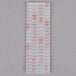 A white and red 3M Scotch Extreme Fastener strip with clear adhesive.