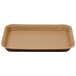 Solut 42072 9 inch x 13 inch Bake and Show Quarter Size Corrugated Sheet Pan Kraft - 200/Case
