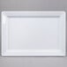 A white rectangular tray.