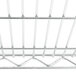 A close up of a Metro Super Erecta chrome wire shelf.