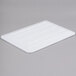 A white rectangular Elite Global Solutions melamine serving platter.