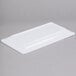 A white rectangular Elite Global Solutions melamine serving platter.