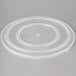 a clear plastic container with rings