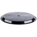A black circular high rimmed plastic catering tray with the text "ReForm" on it.
