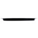 A black rectangular Fineline catering tray with a white background.